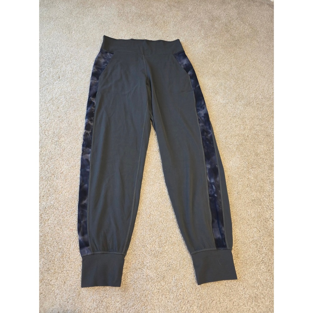 Lululemon Align Jogger 28 Tie Dye Side Panel Black Gray Nulu Size 8